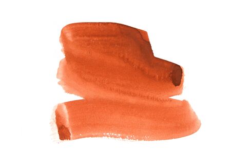 Abstract watercolor hand paint texture, isolated on white background. - Imageの写真素材