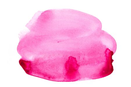Abstract watercolor hand paint texture, isolated on white background. - Imageの写真素材