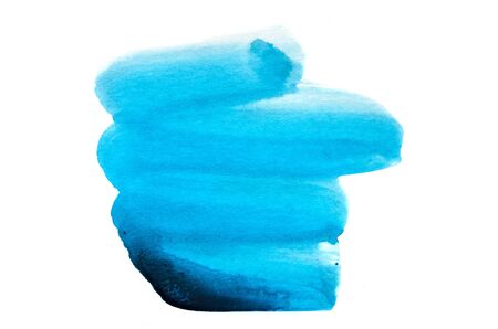 Abstract watercolor hand paint texture, isolated on white background. - Imageの写真素材