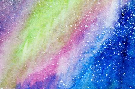 Abstract watercolor hand paint texture. - Imageの写真素材