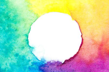 Watercolor painted background.Abstract Illustration wallpaper. - Imageの写真素材