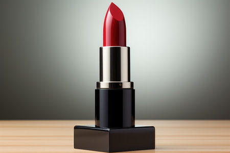 Red lipstick. Makeup productの素材