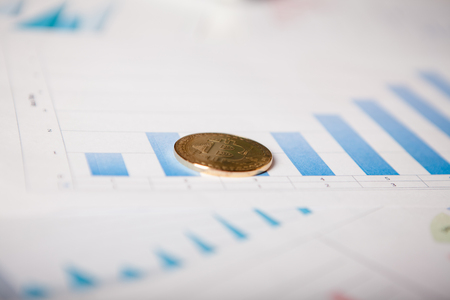 Crypto currency sign. Future concept financial currency.の写真素材