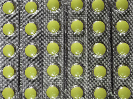 Medicine pills in packs pills in blister pack capsules and pill packed in blistersの写真素材