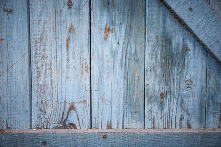 Old painted wood wall. Vintage wood background or textureの写真素材