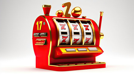 casino slot machine wins the jackpot. 777 Big winの素材