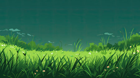 green grass, green lawn background. natural backgroundの素材