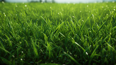 green grass, green lawn background. natural backgroundの素材