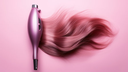 Professional tools for haircut on light background, ai generatedの素材