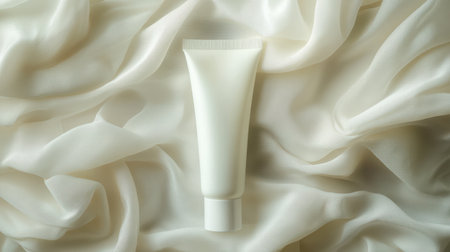 white cream tube, luxurious atmosphere.の素材