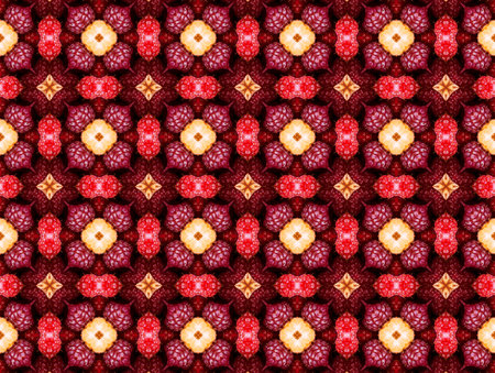 abstract pattern in red tones,texture of fresh raspberries