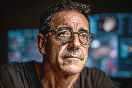 A surgeon conducts online training for colleagues from other regions.の素材