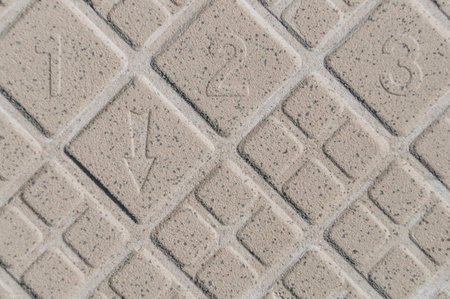 The back side of the tile is close-up. Texture of the reverse side of the tile. Backgroundの写真素材