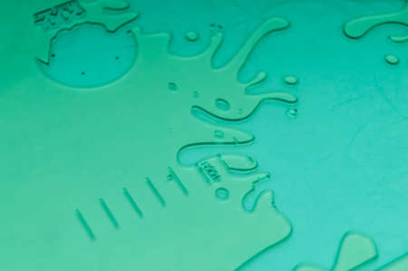 Polymer flexographic printing plate. Clean flexo form for printing machine. Selective focusの写真素材