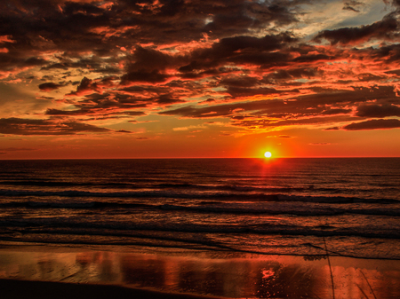 Sunset near the Portoの写真素材