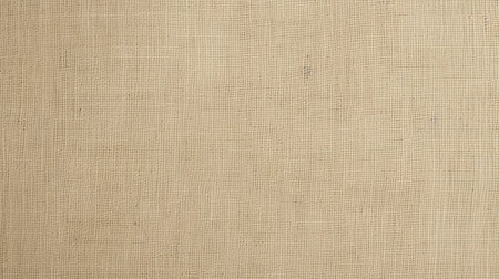 Slightly Rough Light Beige Canvas Fabric for a Natural and Textured Lookの素材