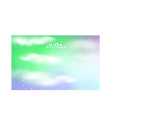 Abstract sky background the smooth gradient with cloud and gliter. Vector illustration in eps10.のイラスト素材
