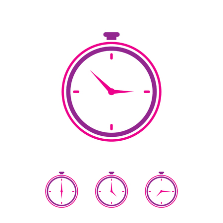 Clock icon vector illustration.のイラスト素材