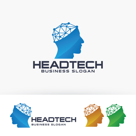 Network Head templateのイラスト素材