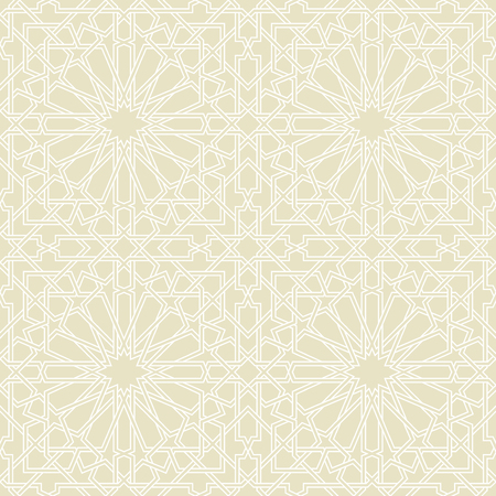 Seamless pattern or Islamic background with geometric style Vector illustration.のイラスト素材