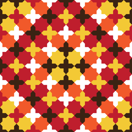 Abstract geometric seamless pattern Vector illustration.のイラスト素材