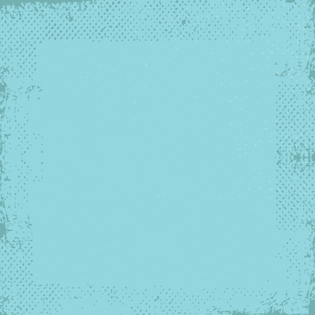 Abstract vector grunge background. Vector of grunge background with space for text. Cyan grunge vintage old paper backgroundのイラスト素材