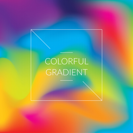 Colorful abstract gradient background. Bright color background with mesh gradient texture. Vivid colorful abstract gradient blurのイラスト素材