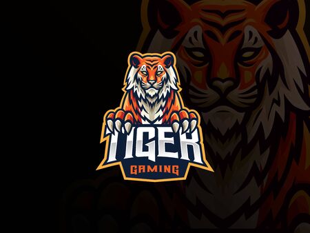 Tiger mascot sport design.のイラスト素材