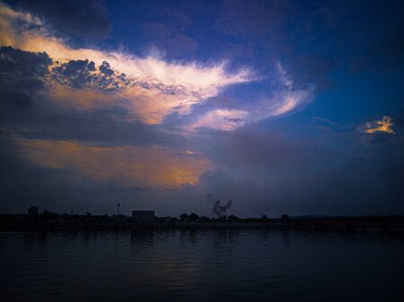 Beautiful cloudscape abstract backgroundのeditorial素材