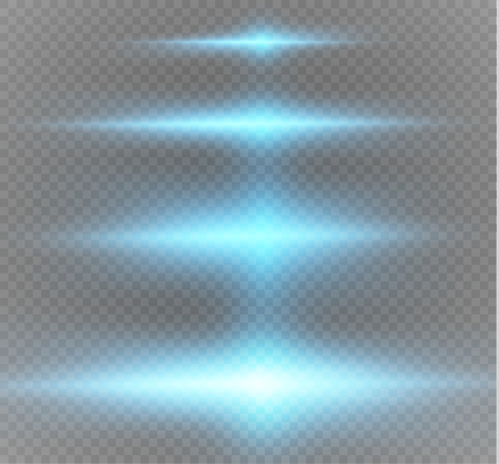 Glow light effect. Star burst with sparkles. Vector illustration.のイラスト素材