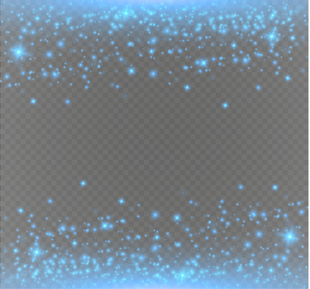 White sparks and golden stars glitter special light effect. Vector sparkles on transparent background. Christmas abstractのイラスト素材