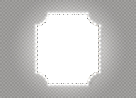Hollywood lights. Illuminated realistic banner isolated on transparent background. Vector shine string bulbs. Las Vegas casino night party sign. Glowing lights billboard for advertising design.のイラスト素材