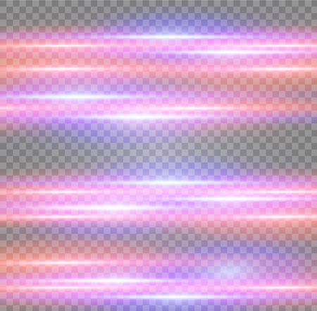 Christmas lights isolated realistic design elements. Glowing lights for Xmas Holiday cards, banners, posters, web design. Garlands decorations. Led neon lamp.のイラスト素材