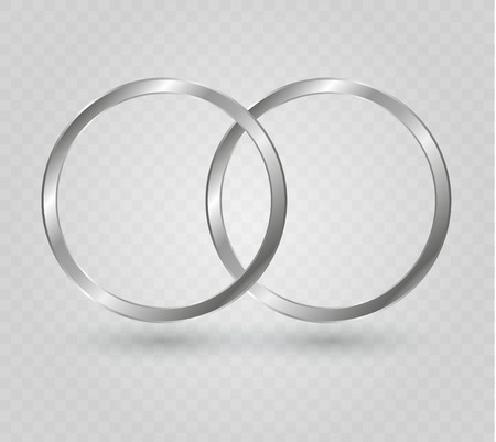 Abstract luxury golden ring. Vector light circles and spark light effectのイラスト素材