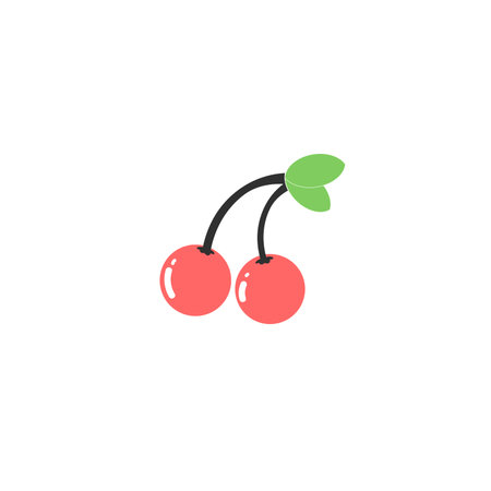 Beautiful fruits and vegetables. flat style.