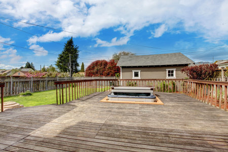 Wooden deck 