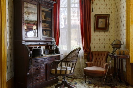 Room in Whaley House Museum, old town of San Diegoのeditorial素材