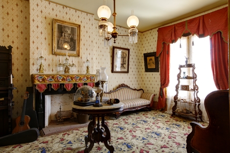 Room in Whaley House Museum, old town of San Diegoのeditorial素材