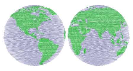 World Map pencil drawing  Vector illustrationのイラスト素材