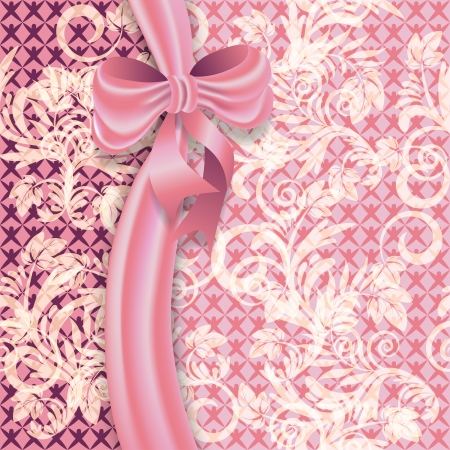 Wedding invitation or background with delicate lace weave. のイラスト素材