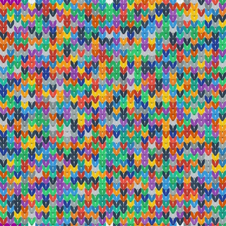Colorful seamless texture of knitted fabrics  illustration のイラスト素材
