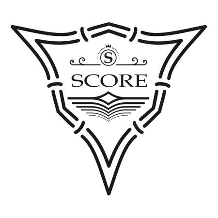 Monogram design for hotel Spa, Restaurant VIP Fashion and Premium brand identity. Classic modern template for graphic wedding packaging. Vector illustrationのイラスト素材