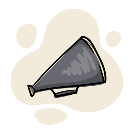 Hand Drawn Icon Of Old Megaphone For Directorのイラスト素材