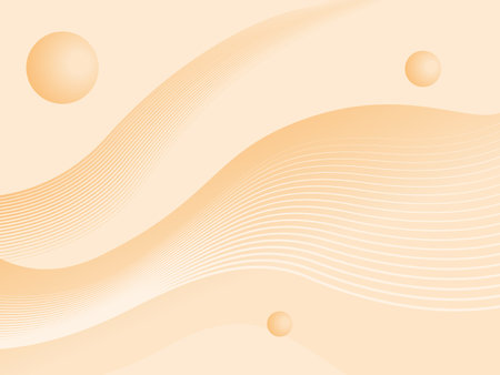 Yellow abstract editable background for presentations, website, design. Vector illustration with lines and gradientsのイラスト素材