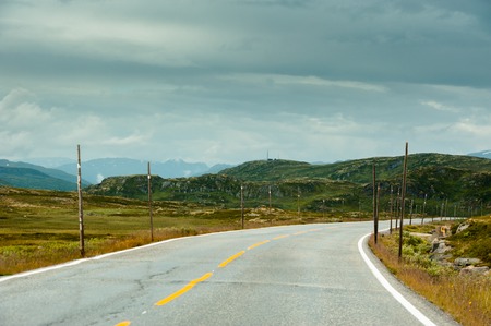 The Beautiful Norway landscape at summerの写真素材