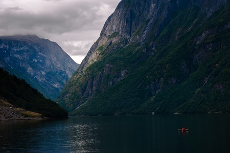 The Beautiful Norway landscape at summer, 2014の写真素材