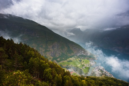 The Beautiful Norway landscape at summer, 2014の写真素材