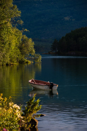 The Beautiful Norway landscape at summer, 2014の写真素材