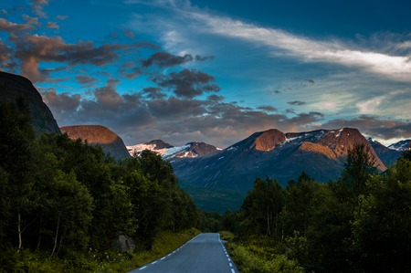 The Beautiful Norway landscape at summer, 2014の写真素材