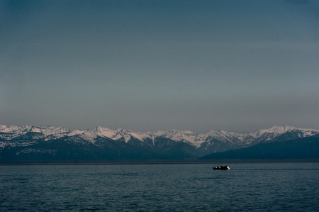 Spring on the Circum-Baikal Road to the south of Lake Baikalの写真素材
